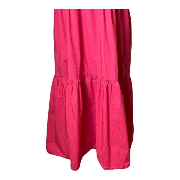 Peter Som Magenta/Red Midi Dress - Picture 4 of 11